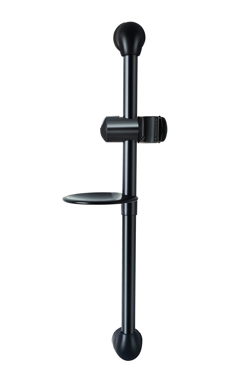 Dura Faucet DF-SA300P-MB RV Brass Adjustable Shower Slide Bar (Matte Black) | Genuine Dura Faucet brass adjustable shower slide bar. Sets handheld height and angle. Easy DIY install.