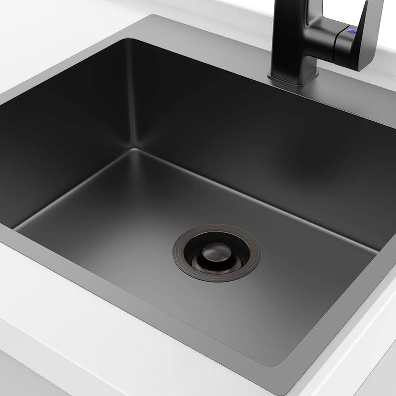 BOTEMY Sink Flange for Garbage Disposal and Stopper Stainless Steel Fit Universal 3-1/2 Inch Standard Drain Openings Kitchen Replacement Accessories (Oil-Rubbed Bronze)