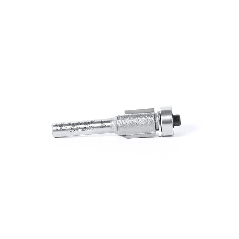 Amana Tool - 47106 Carbide Tipped Flush Trim 1/2 Dia x 1/2 x 1/4" Shank
