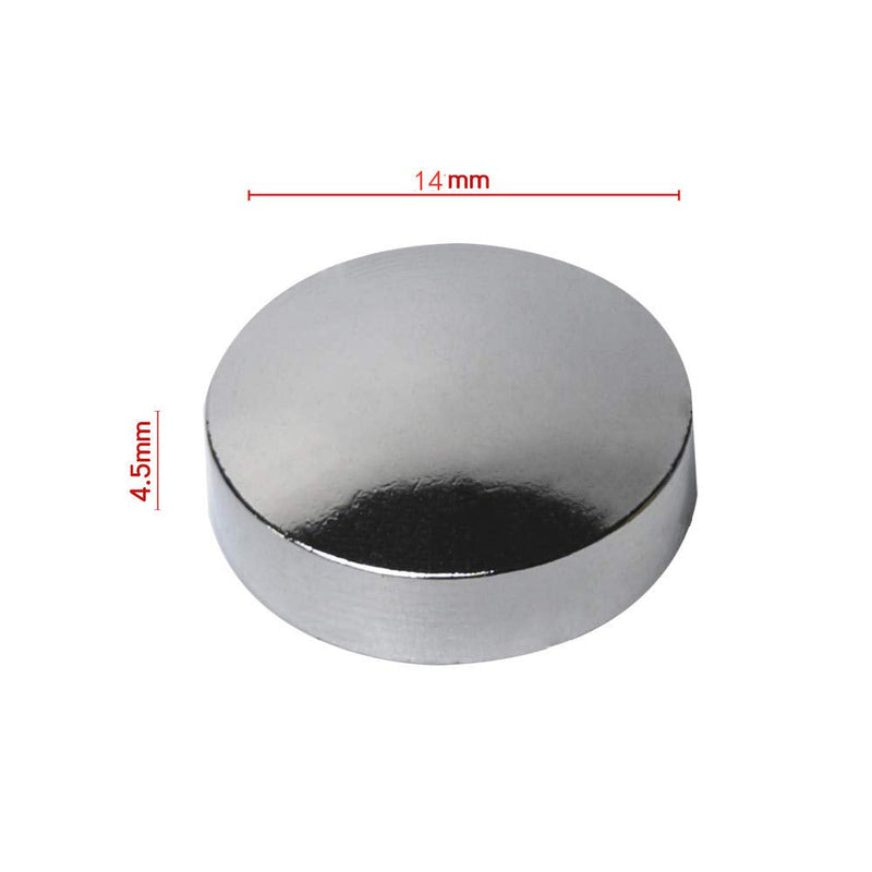 10PCS Mirror Screws 14mm Dia,Brass Mirror Screws Cap Cover Nails Fasteners Silvery for Decorative Mirror, Sign/Advertising Hardware, Nails, Construction