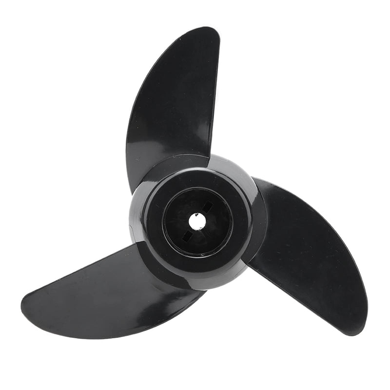Fydun 12V24V Thicken Plastic, Thruster Fitting Outboard Motor Trolling Motor Propeller Electric 3 Propeller Accessory