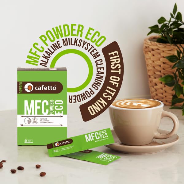 Alkaline Milk cleaner - MFC Powder Eco. Eco Friendly Alkaline cleaner for Espresso Machine Milk Systems. 12 Satchets.