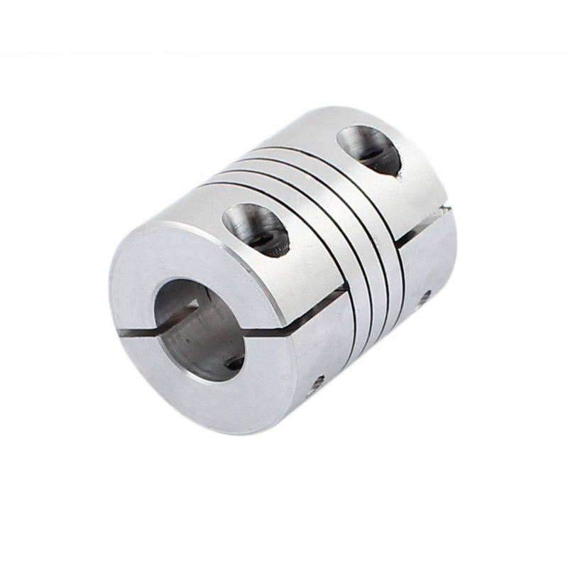 uxcell 6mm to 12mm Shaft Coupling 30mm Length 25mm Diameter Stepper Motor Coupler Aluminum Alloy Joint Connector for 3D Printer CNC Machine DIY Encoder 6-12mm