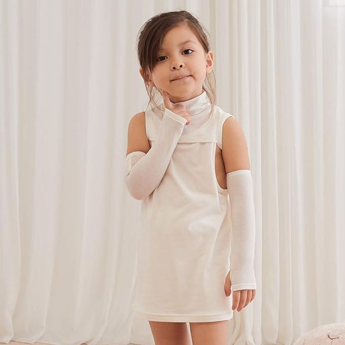 Edenswear Zinc Fiber Kids Sleeve Cover for Atopic Sensitive Eczema Skin (XS) - NewNest Australia