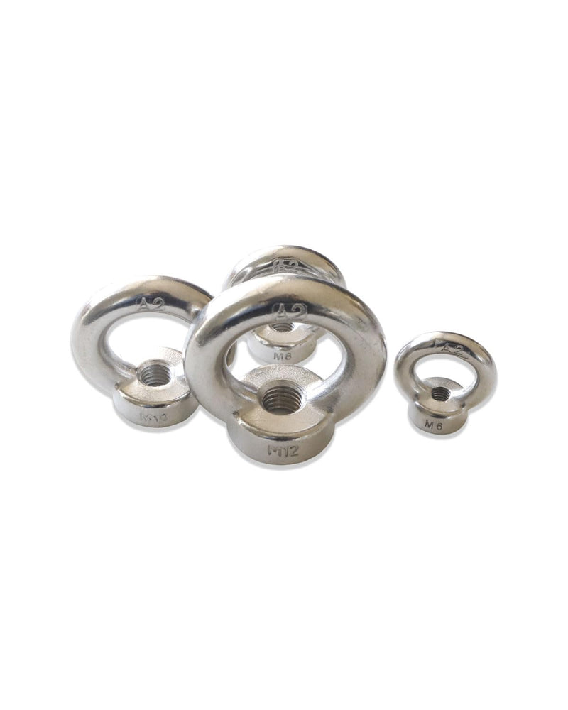 M10 Eye Nuts - IMScrews 304 Stainless Steel Eye Nuts - Resilient Hardware for Home Repairs and Professional Projects Pack of 4 M10 - NewNest Australia