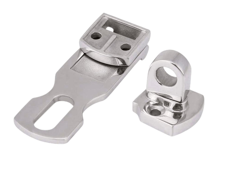 1/2/4Pack 316 Stainless Steel Boat Locker Latch Clamp Anti-Rattle Hatch Fastener，Marine Heavy Duty Boat Hatch Latch Door Latch 2