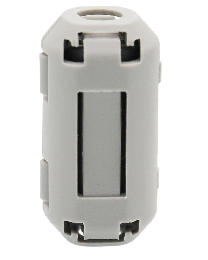 15Pcs 3.5mm Grey Clip-on Ferrite Ring Core RFI EMI Noise Suppressor Anti-Interference Cable Clip for Telephones Tvs Speakers Radio Audio Equipment Noise Suppressor Video Cable Power Cord