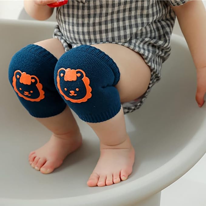 Hidetex Baby Kneepads, Cute, Cotton, Breathable, Soft, Anti-Scraping, Unisex - NewNest Australia