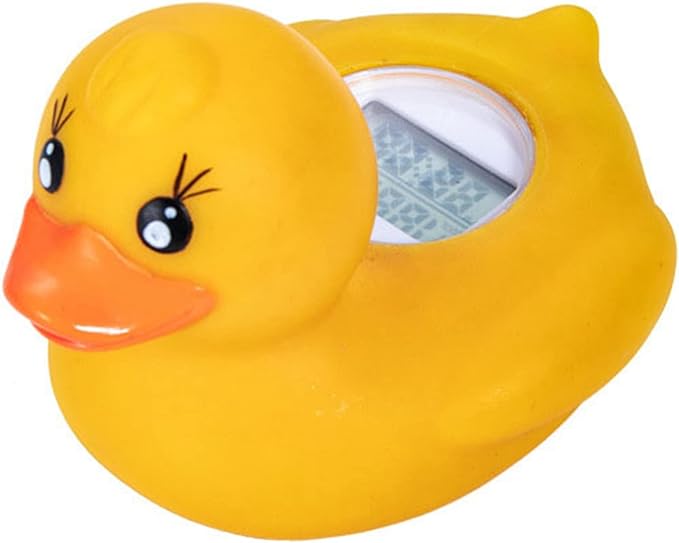 Digital Bath Thermometer Duck Bath Thermometer Digital Hot Water Thermometer Bathtub Water Thermometer Electric Floating Toys Family Shower Thermometer Baby Toddler Bathtub Yellow - NewNest Australia