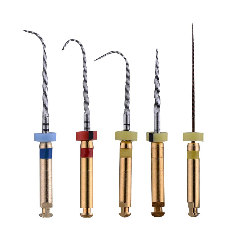 SNAWOP Dental Endodontic Niti Rotary Files X3 Twisted Never Breaking Files for Endo Root Canal Treatment (25MM Assort) 25MM Assort