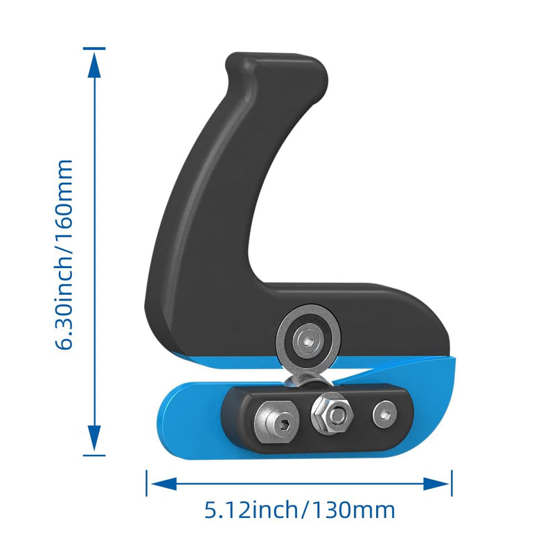 Edge Banding Trimmer - Dual-Eccentric Bearing System for Precise Trimming, Cuts PVC, Melamine, Laminates, Box, ACP, VinyI Panels, Free 5 Woodworking Saw Blades