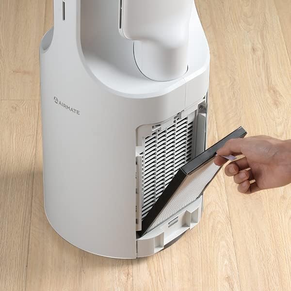 Only Suitable for Airmate AIR4-F-1 45" Bladeless Tower Fan, 2Pcs HEPA Filter & HEPA Filter Air Purifier 2in1