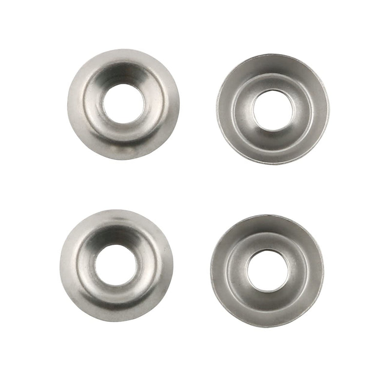 RLECS #8 Countersunk Washer 100PCS #8 304 Stainless Steel Countersunk Finish Cup Gasket Fasteners