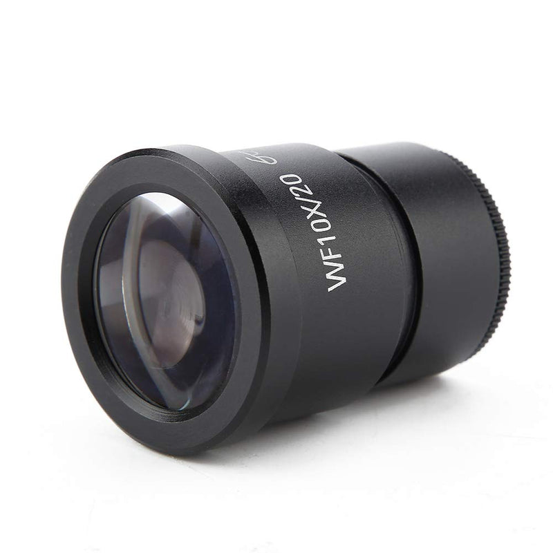 ZJchao 10X Stereo Microscope Eyepiece, 2 pcs WF10X/20, Black, Optical Glass + Metal, Triocular Binocular Stereo Microscope, 30mm Mounting Size