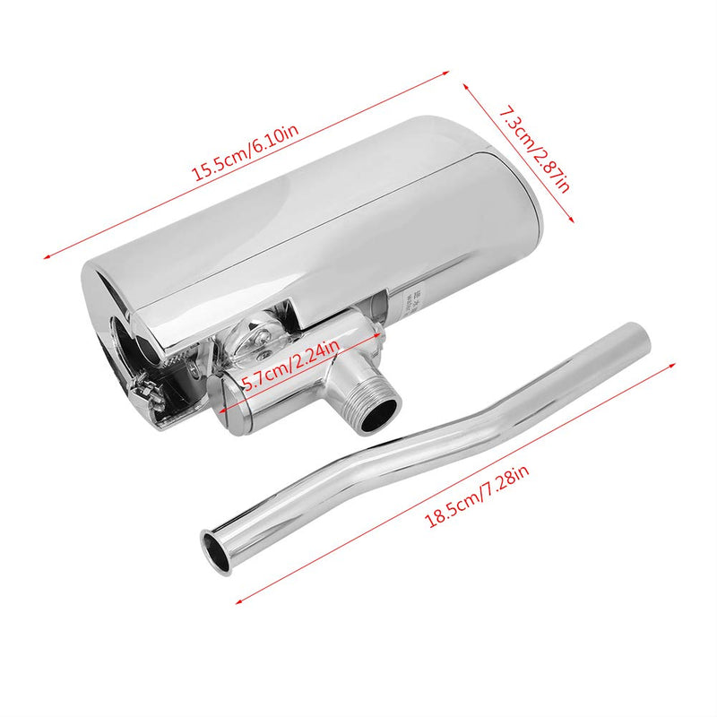 Automatic Sensor Urinal Valve, Urinal Flush Valve Auto Urinals Flushing Set, Wall Mounted Touchless Flush Valve Bathroom Fixtures, for Bathroom Toilet