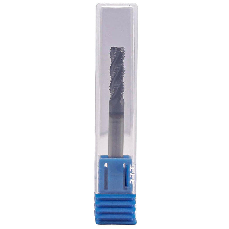 5Pcs 3/16" 4 Flute Solid Carbide Roughing End Mill, ALCrSiN Nano Coated | 35 Degree Helix, 3/16" Cutting Diameter, 3/16" Shank Diameter, 5/8" Length of Cut, 2" Overall Length