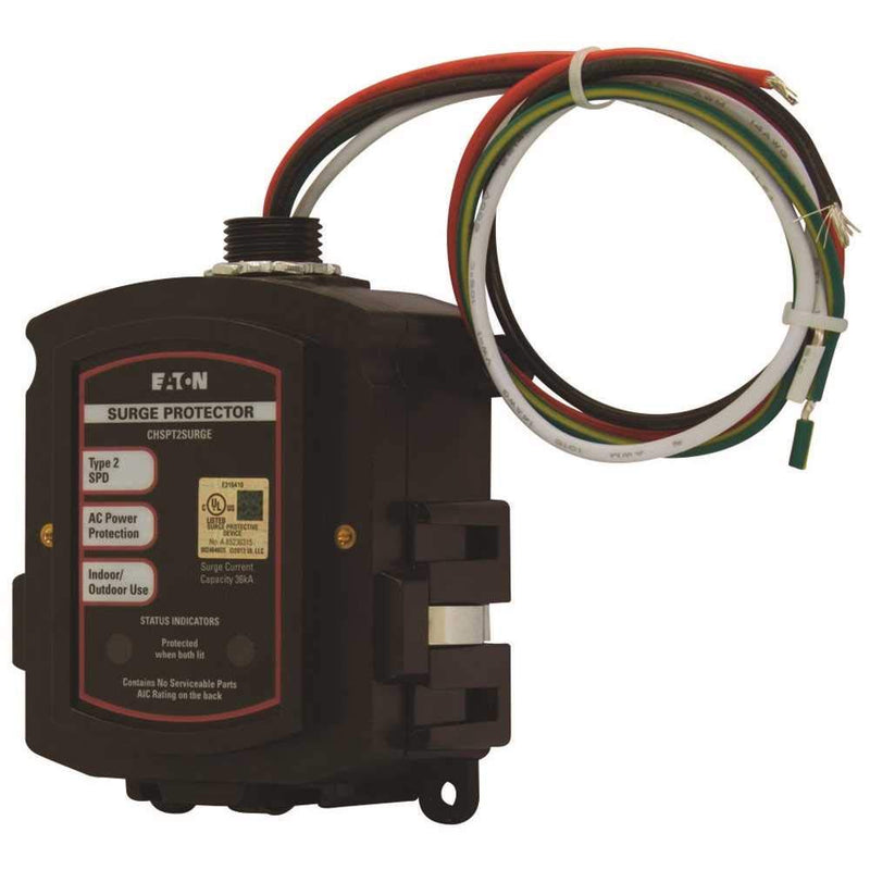 Eaton CHSPT2SURGE SPD Type 2 Chsp Whole Home Surge Protector, Nema 4, Single Phase, 120/240 Volts, Ul 1449 3Rd Edition