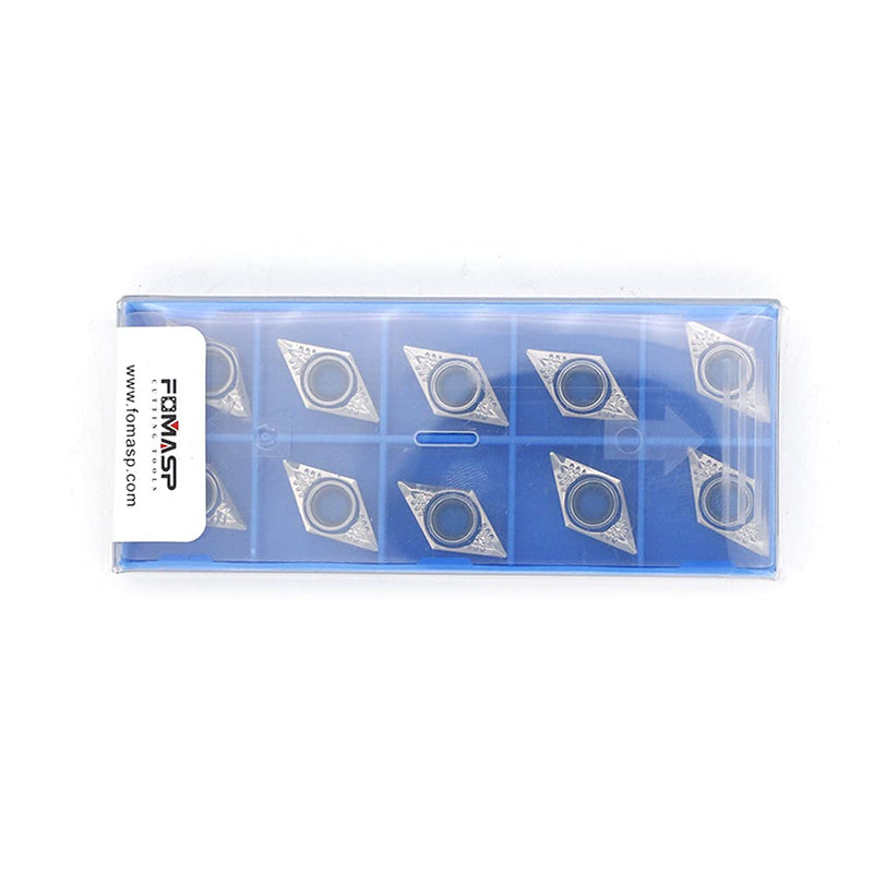 Carbide Inserts for Aluminum DCGT32.51 / DCGT11T304 for Turning Cutting Tools 10 PCS