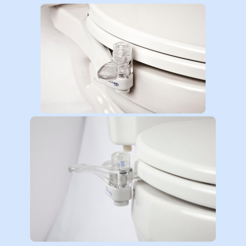 The BIFFY Classic Bidet Attachment- Physician Designed & Clinically Tested, Self-Cleaning, 8-Stream Spray with Adjustable Pressure and Pattern, Non-Electric, Assembled in USA Universal Classic (Standard, Round, Elongated Toilets)