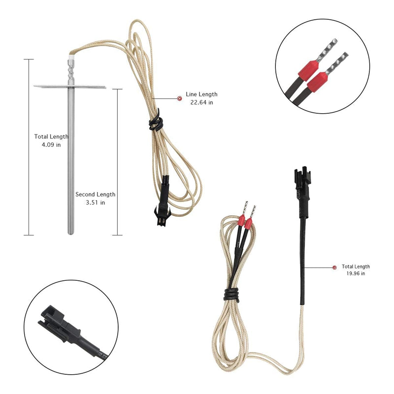 Replacement RTD Temperature Probe Sensor for Pit Boss 700 and 820 Series Wood Pellet Grills