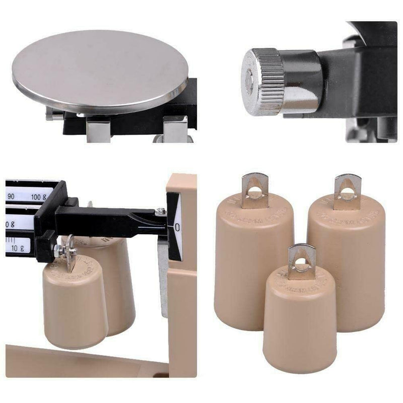 Triple Beam Balance Mechanical Lab Scale 2610g/0.1g with Stainless Steel Weighing Pan
