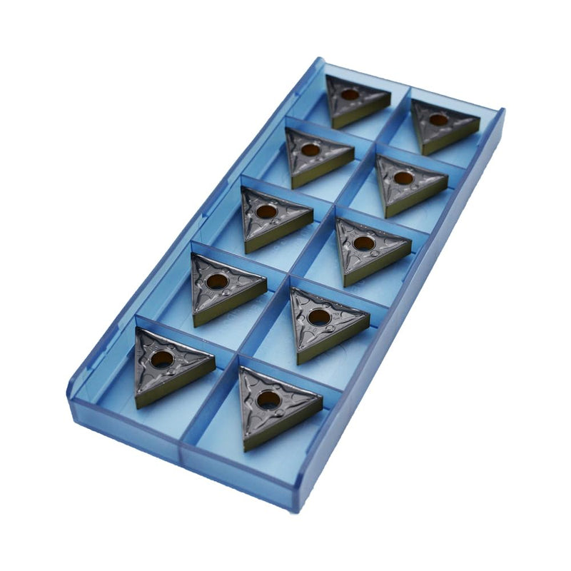 CNC Carbide Inserts TNMG 431 Tnmg220404PM for Metal Lathe Cutting Steel, Semi-Finishing chipbreaker for Turning Cutter, 10 PCS. TNMG220404-MD