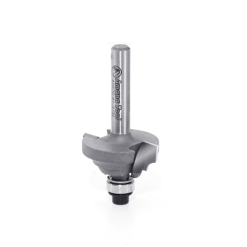 Amana Tool - 49670 Carbide Tipped Classical Stile 1-3/32 Dia x 1/2 x 9/64 Radius x 1/4 Inc 1-3/32 Dia x 1/2 x 1/4 In