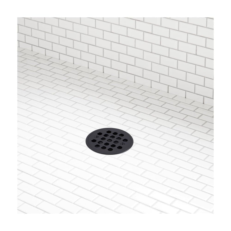 Signature Hardware Shower Drain in Gunmetal