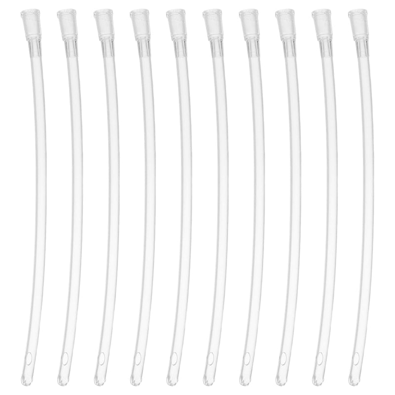 100Pcs Baby Bird Feeding Tubes Soft Clear Replacement for Parrots Small Birds Hand Feeding Accessories for Bird Breeders
