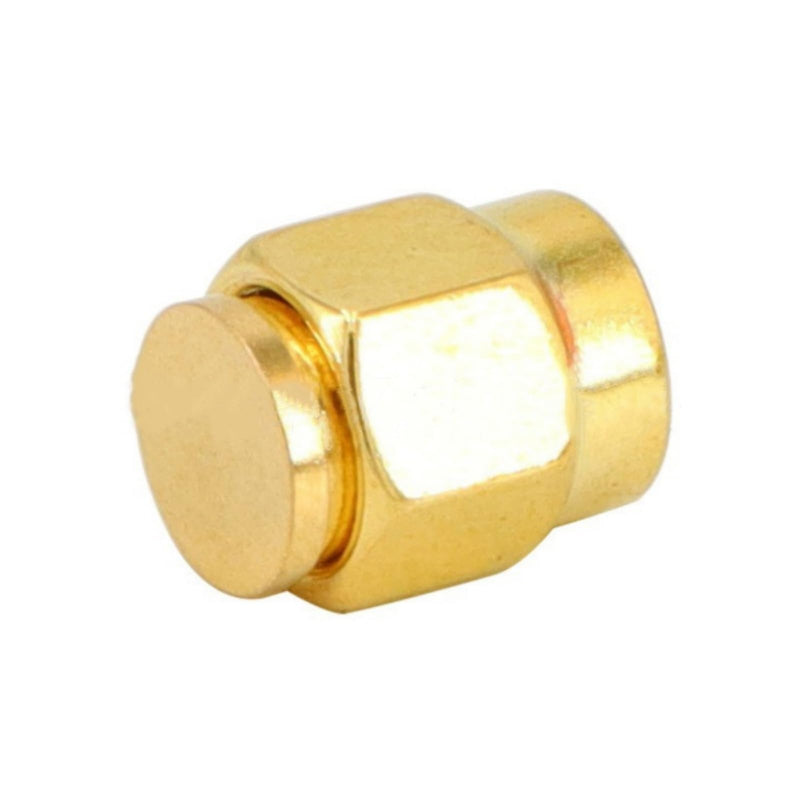 5PCS SMA Plug Dust Cap, SMA Female Jack Dust Cap Gold-Plated RF Coaxial Connector Protective Cap SMA Connector Accessories 5