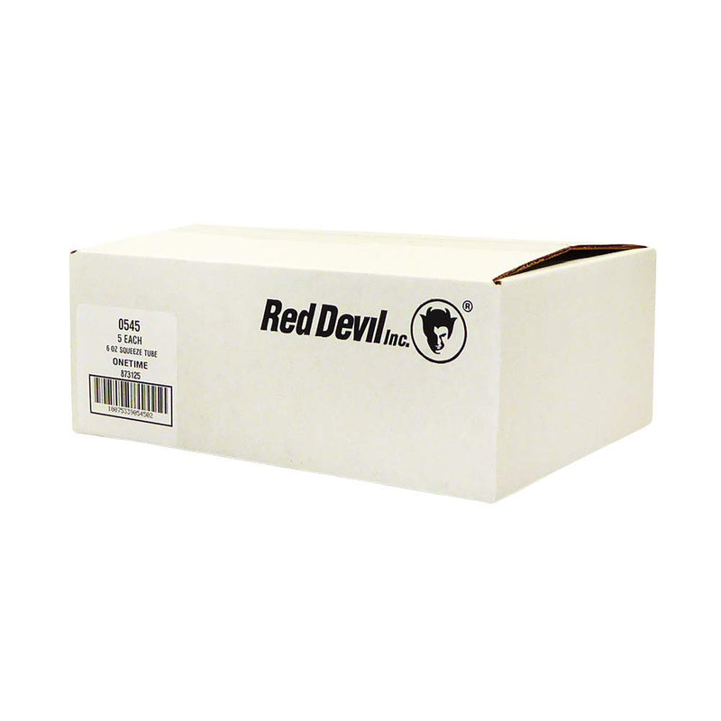 Red Devil 0545 ONETIME Lightweight Spackling, 6 Oz. Squeeze Tube, Made in USA Pack of 5 6 Fl Oz