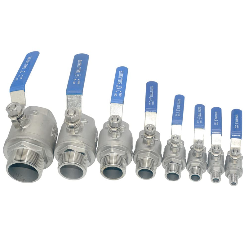 DAN SPEED Full Port Ball Valve Male x Female S304 Stainless Steel Heavy Duty for Water, Oil, and Gas,1000WOG (3/4inch) 3/4inch