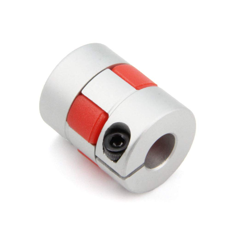 Zeberoxyz 2PCS 8mm to 8mm Aluminium Plum Flexible Shaft Coupling Diameter20mm Length25mm 8x8mm Motor Connector Flexible Coupler for 3D Printer CNC Machine and Servo Stepped Motor（8x8mm） D20 L25