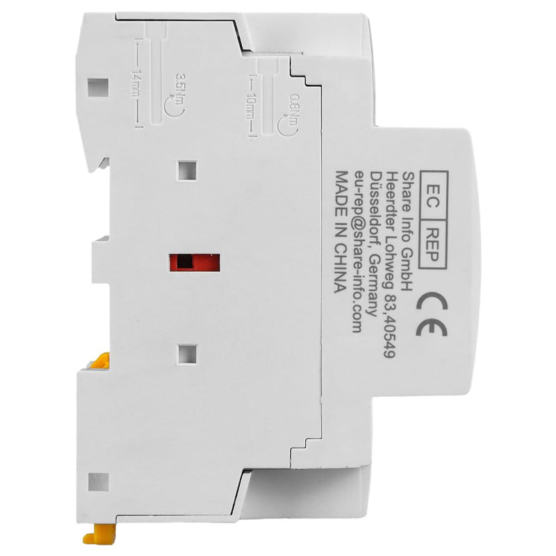 HCH8s-63 AC Contactor 4 Pole 63A 4NO Four Normally Open 110V/120V Coil Voltage 35 mm DIN Rail Mount