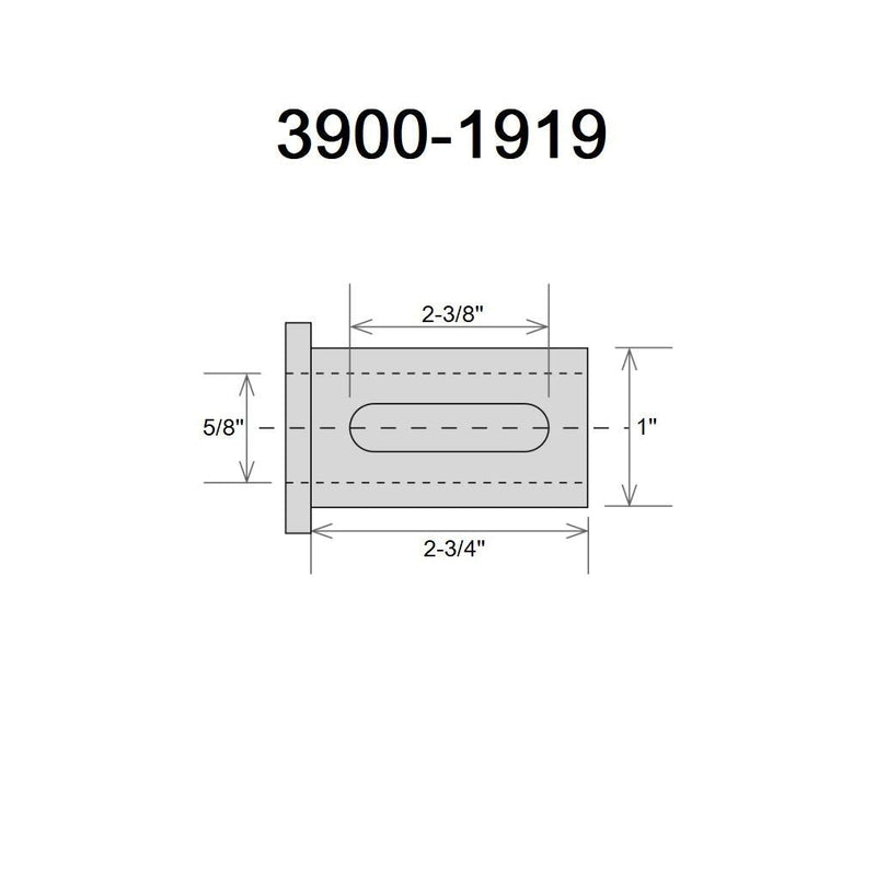 HHIP 3900-1919 C Type Tool Holder Bushing, 1" OD, 5/8" ID 1" OD x 5/8" ID