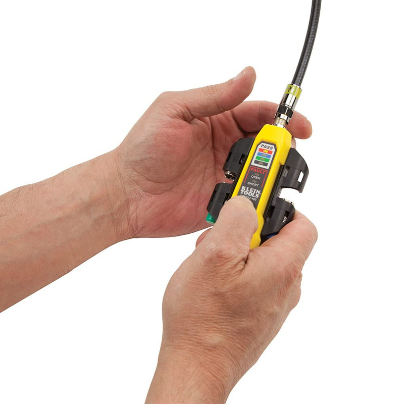 Klein Tools VDV512-101 Explorer 2 Coax Tester Kit, Includes Cable Tester / Wire Tracer / Coax Mapper with Remotes to Test up to 4 Locations Coax Explorer 2 with Remote Kit