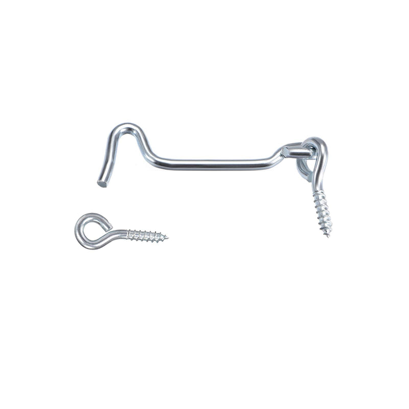 4Pcs 1.5 inches Cabin Hook Eye Latch Gate Door Swivel Window Door Hook with Mounting Screws 1.5" 4Pcs
