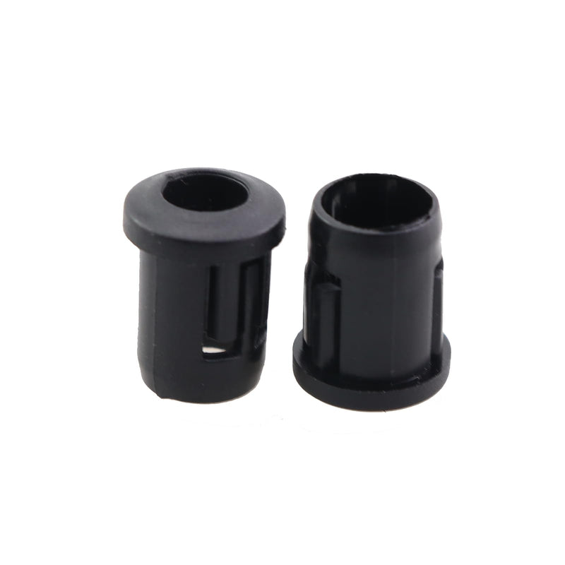 100PCS Plastic Lampholder Lampshade 5mm Bulb Socket Lamp Light Emitting Diode Holder Plastic Bezel Mount LED Clip Black