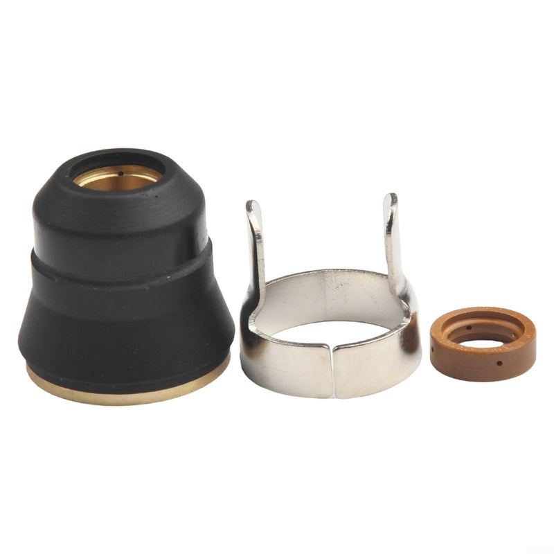 13Pcs Plasma Cutting Consumables Kit fit for Harbor Freight Titanium 45A Plasma Cutter, Nozzles and Electrodes 56811(0.9mm) Electrode 56576 Tip 56255, as picture show, 1279349948