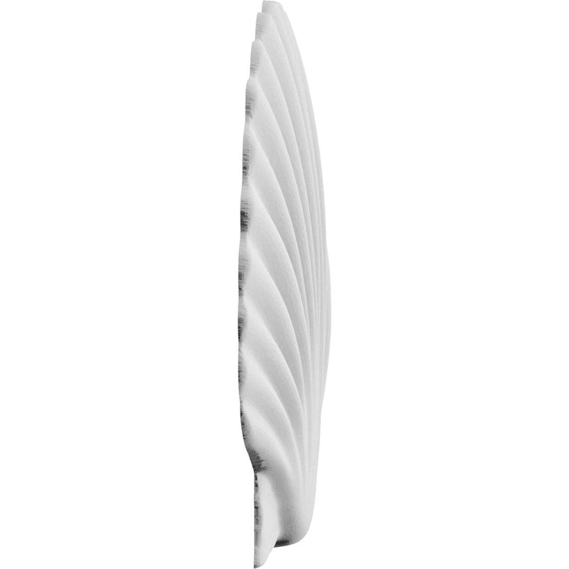 8" W x 6" H x 5/8" P Jumbo Beachwood Shell Rosette