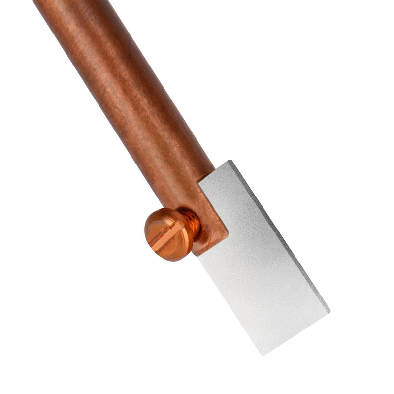 stonylab Copper Electrode Holder, All-Cu Clamp, 0.1-3mm Clampable Thickness, GDMS Tested for Electrochemistry