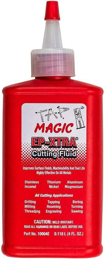 Tap Magic Cutting Fluid – 4oz Cutting Fluid for Metal Drilling – Professional Cutting Oil for Drilling, Taping, Milling, Threading – Ideal for All Metals, Stainless Steel, Aluminum