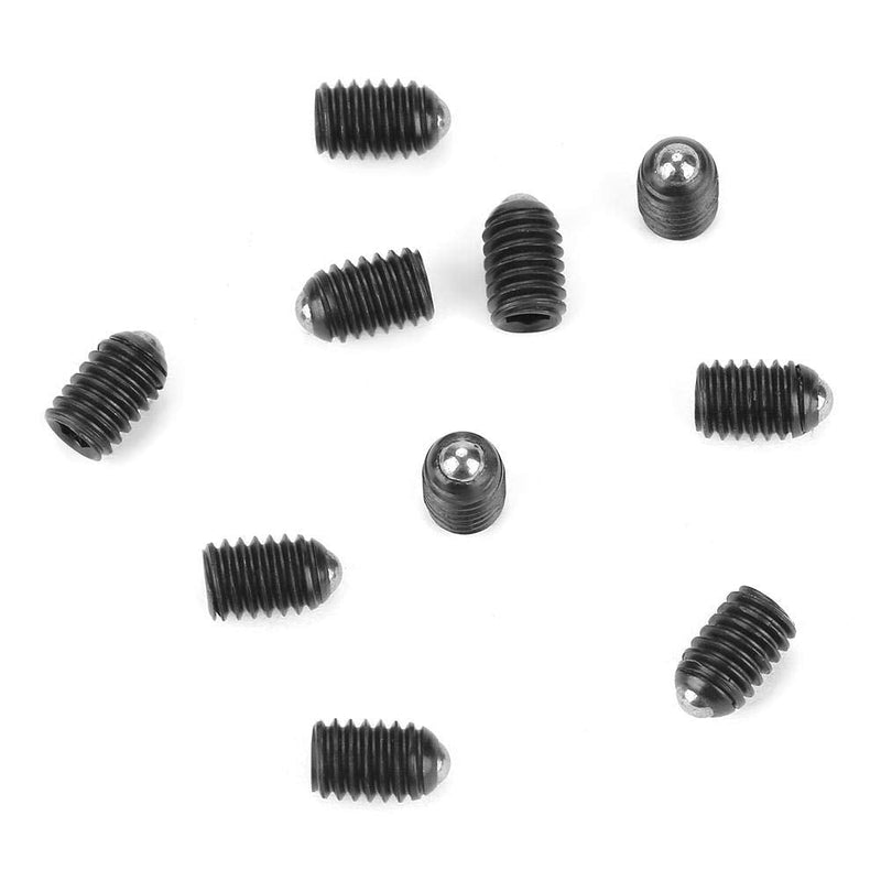 10pcs M4 Screw Thread Ball Spring Plungers Set Hex Socket Ball Plunger Carbon Steel Spring Plunger (M4x8) M4x8