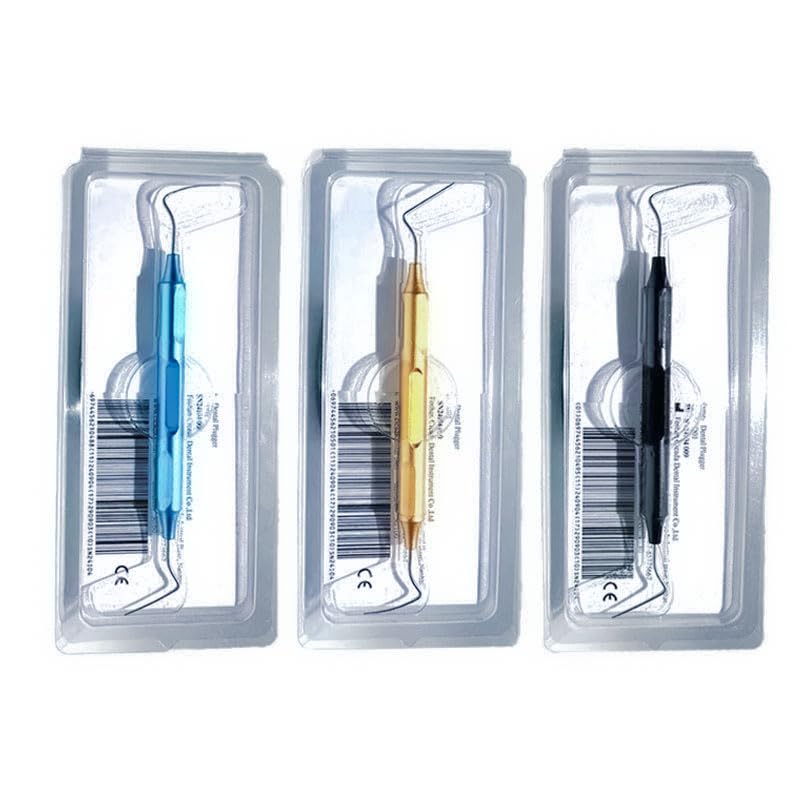 Dental Root Canal Pluggers, Endo Obturation System, Three-Color Root Canal Composite Material Filler (Yellow) YELLOW