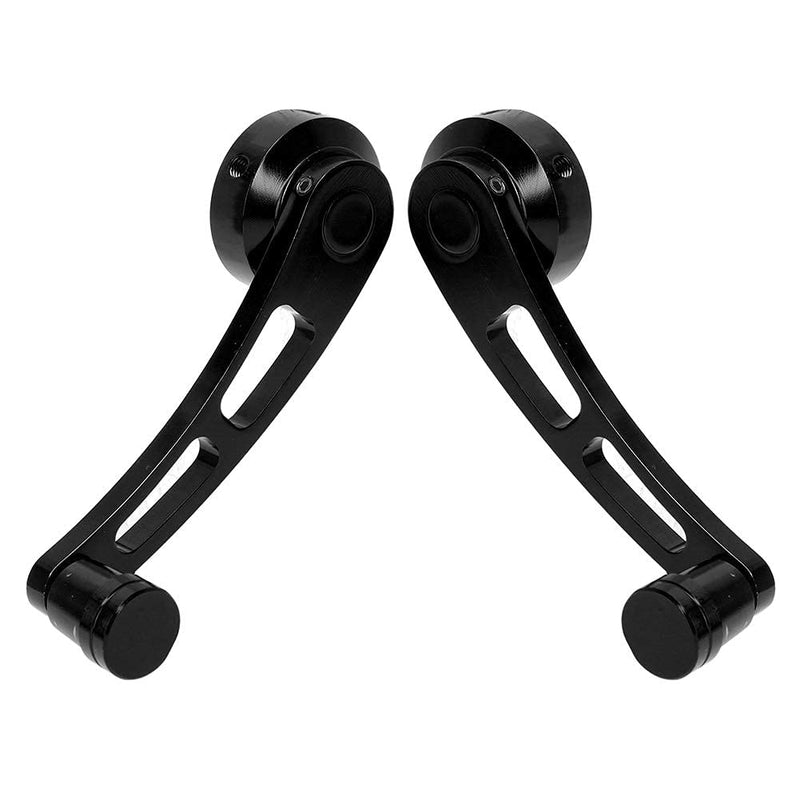 for kimiss Store Window Crank Window Crank Handle,2Pcs Window Crank, Alloy Window Handle Riser Winder Crank Handle Fit for Car(Black)