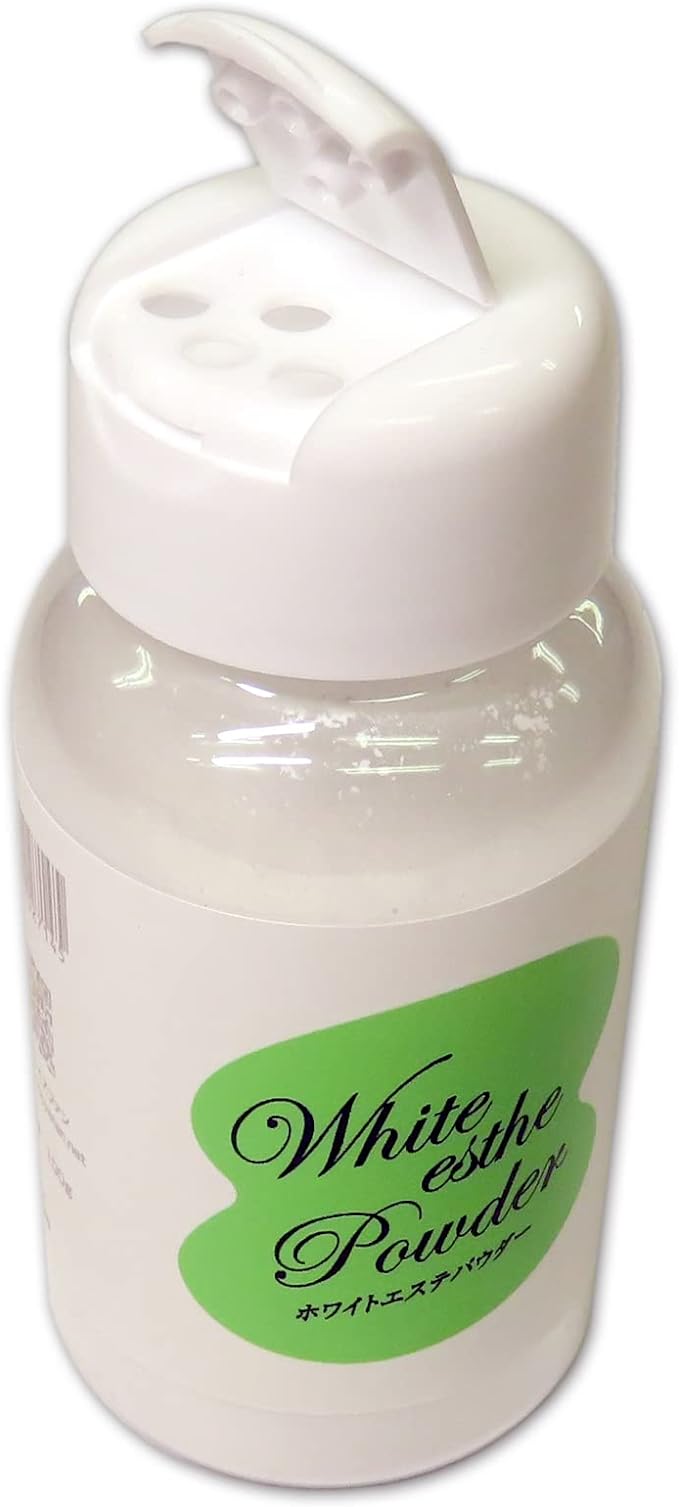 Toysfan White Esthetic Powder 3.5 oz (100 g) Sprinkle Container, Made in Japan, Made in Japan, Professional Massage Powder, For Beauty Shops, Professional Massage Powder - NewNest Australia