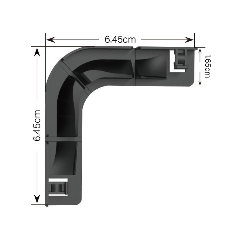 LED Light Strip Corner Connection Holder Replacement LED Light Strip Connectors LED Strip Mounting Clips Gapless Connectors for 8mm-12mm LED Strip Lights CH1