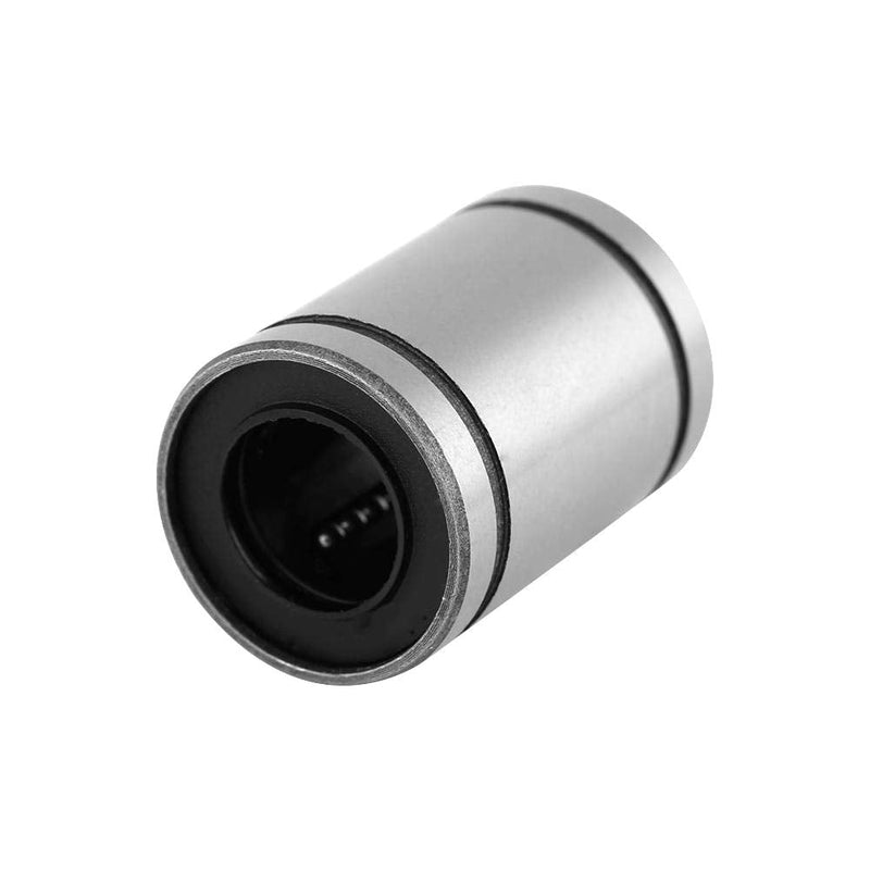 Linear Ball Bearings LM10UU 8Pcs 10mm Linear Motion Ball Bushing Bearing 3D Printer Cylinder CNC Parts, Pack of 8