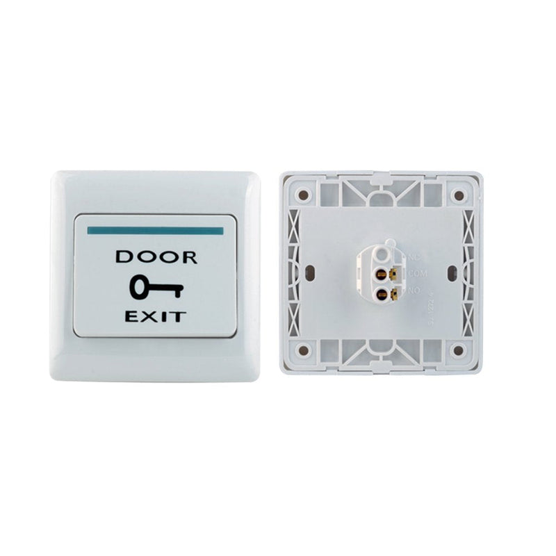 Stand-Alone Door Access Control System Kit with 180kg/350lbs Electric Magnetic Lock, DC12V/3A Power Supply, Door Exit Button, 10pcs RFID EM ID Keyfobs/Cards