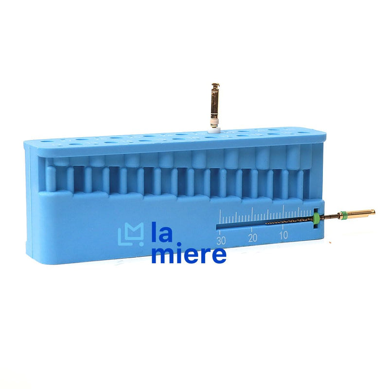 Dental Endodontic Measuring Tools File Holder, Autoclaveable Endo Files Block Measuring Instrument Ruler B-Upside Measure B-Side